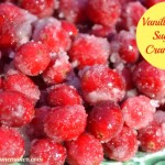 Vanilla Bean Sugared Cranberries