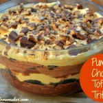 Pumpkin Chocolate Toffee Trifle