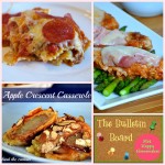 Pizza Casserole, Apple Crescent Casserole, &  Inside Out Cordon Bleu