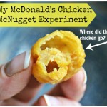 My Mcdonalds Chicken McNugget Experiment - where did the chicken go?