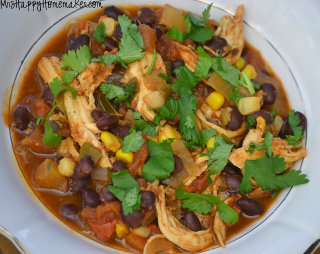 Crockpot Taco Chicken Chili