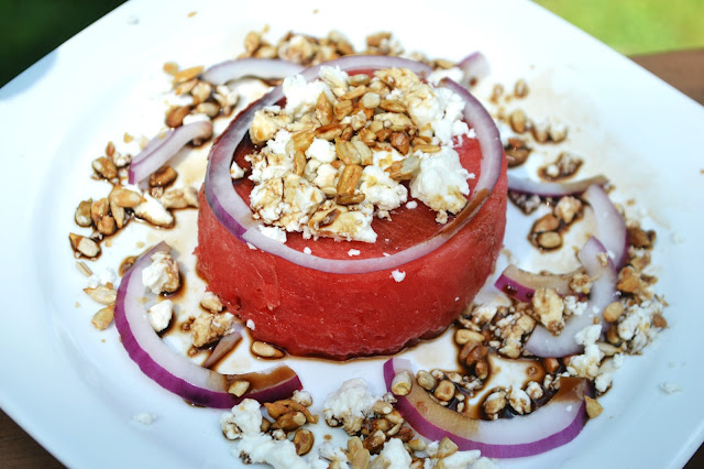 Watermelon Feta Salad Tarts