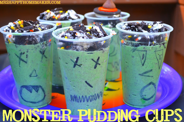 Monster Pudding Cups