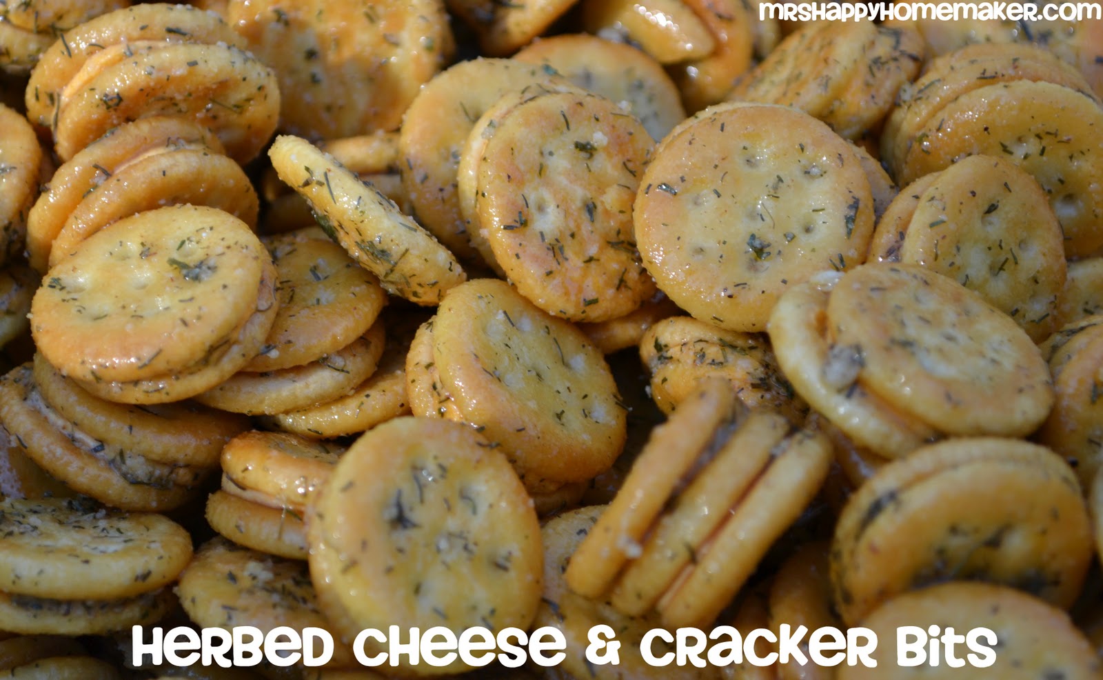 Herbed Cheese and Cracker Bits - Mrs Happy Homemaker1600 x 986