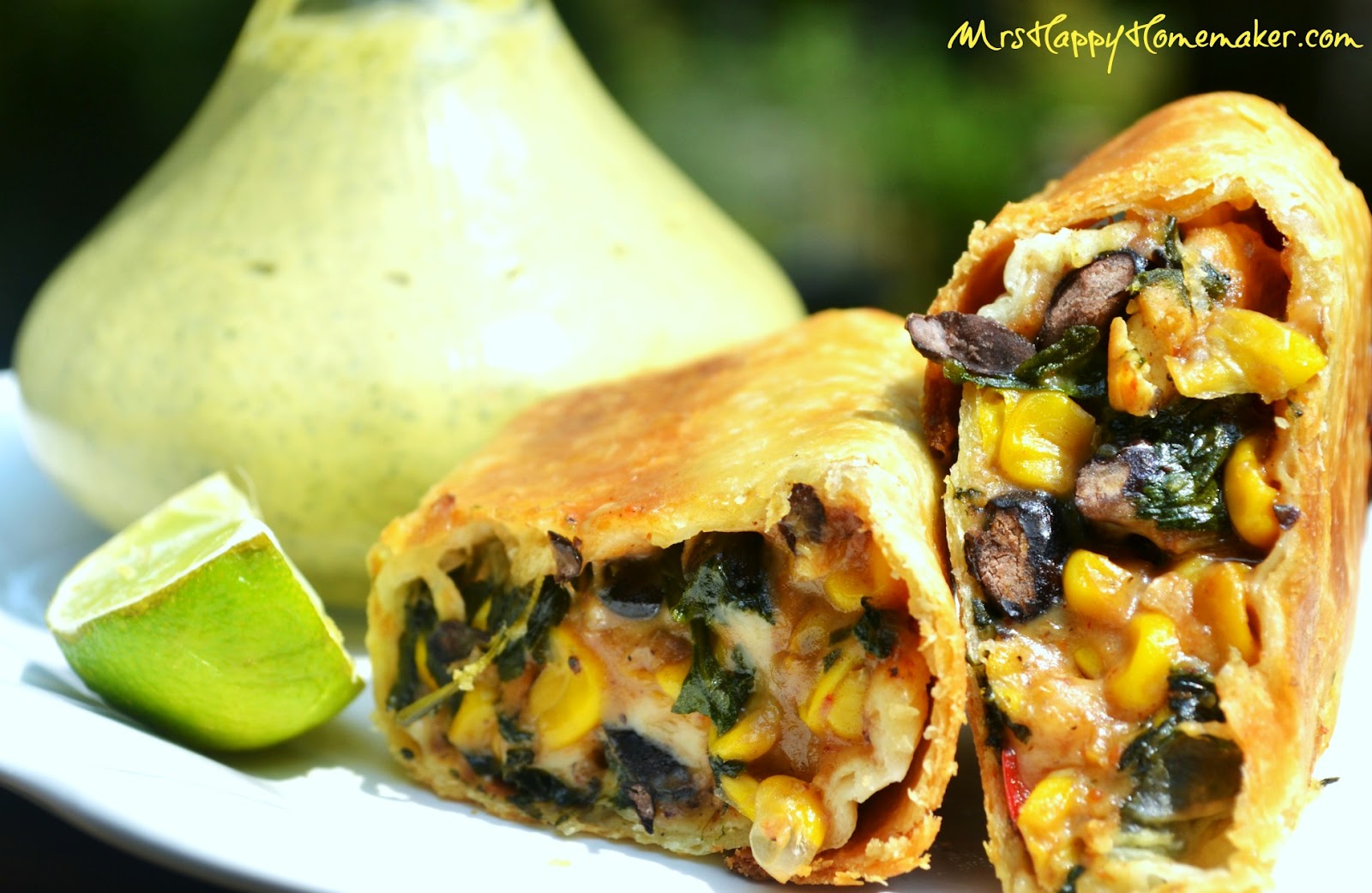 Baked Southwestern Egg Rolls Mrs Happy Homemaker
