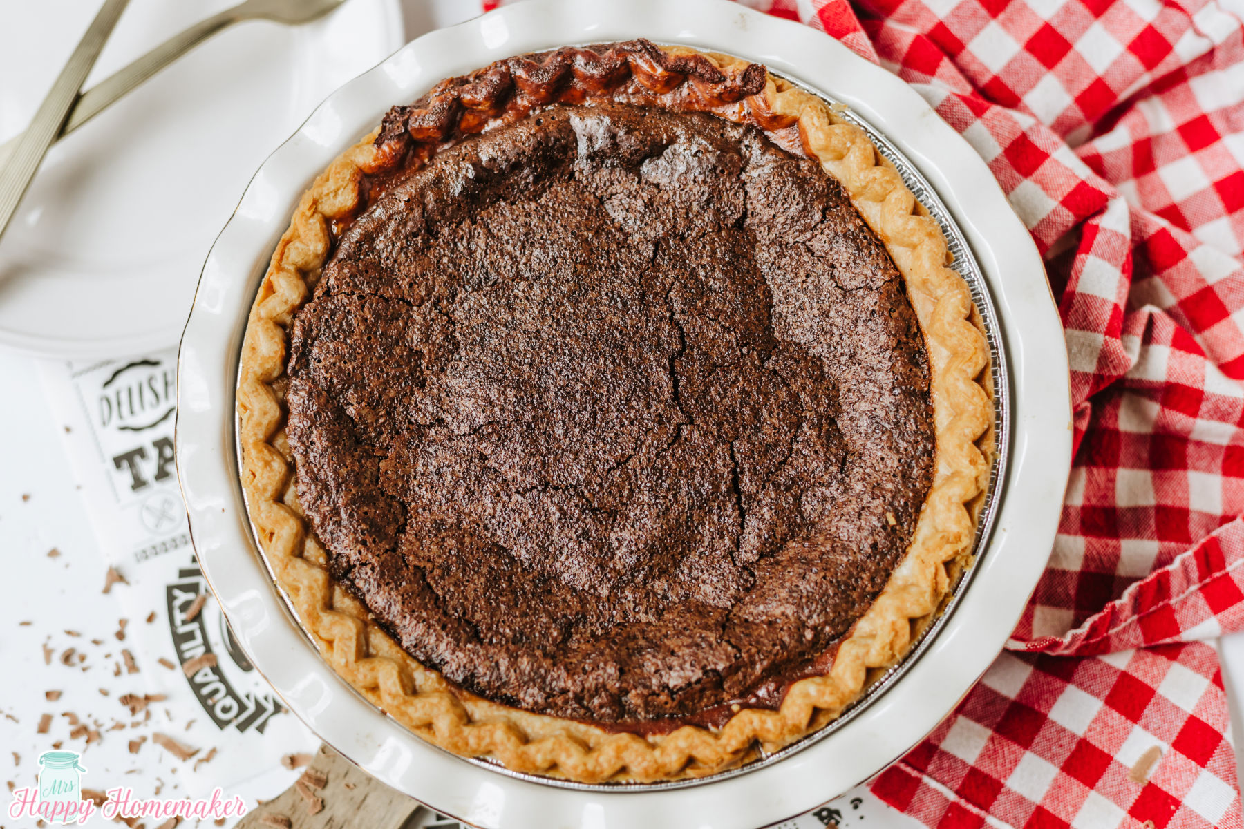 baked Chocolate Fudge Pie