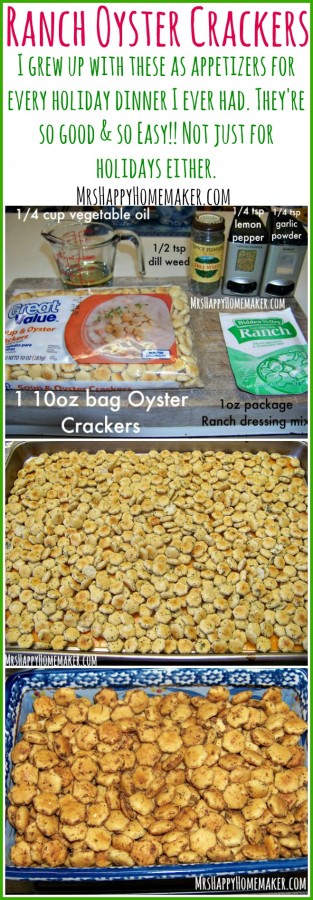 My mom made these all the time when I was growing up. They were served as appetizers at almost every single holiday meal. I make them myself these days, but they're so simple to make that I whip up a batch or two several times a year. I would rather snack on these than potato chips any day... YUM!! | MrsHappyHomemaker.com @thathousewife