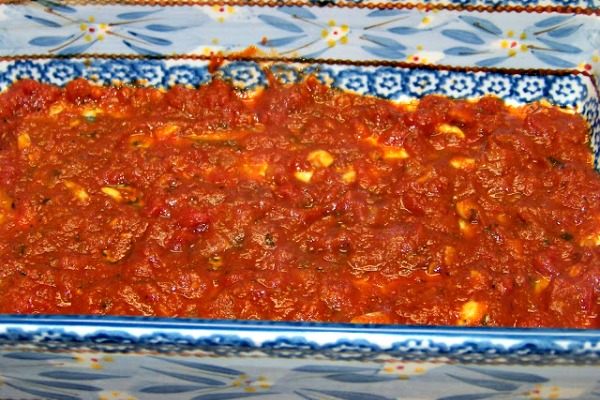 Meatball Lasagna | MrsHappyHomemaker.com