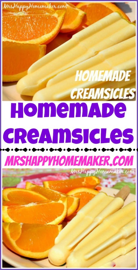 Homemade Creamsicles