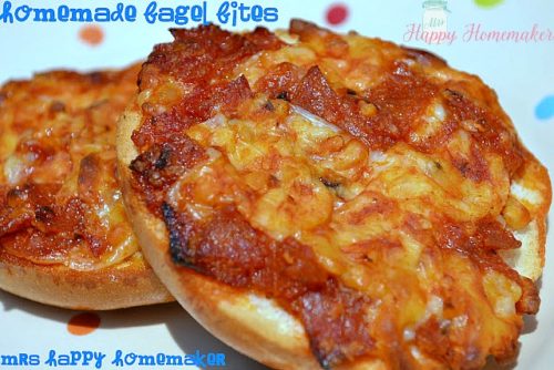 Homemade Pizza Bagel Bites