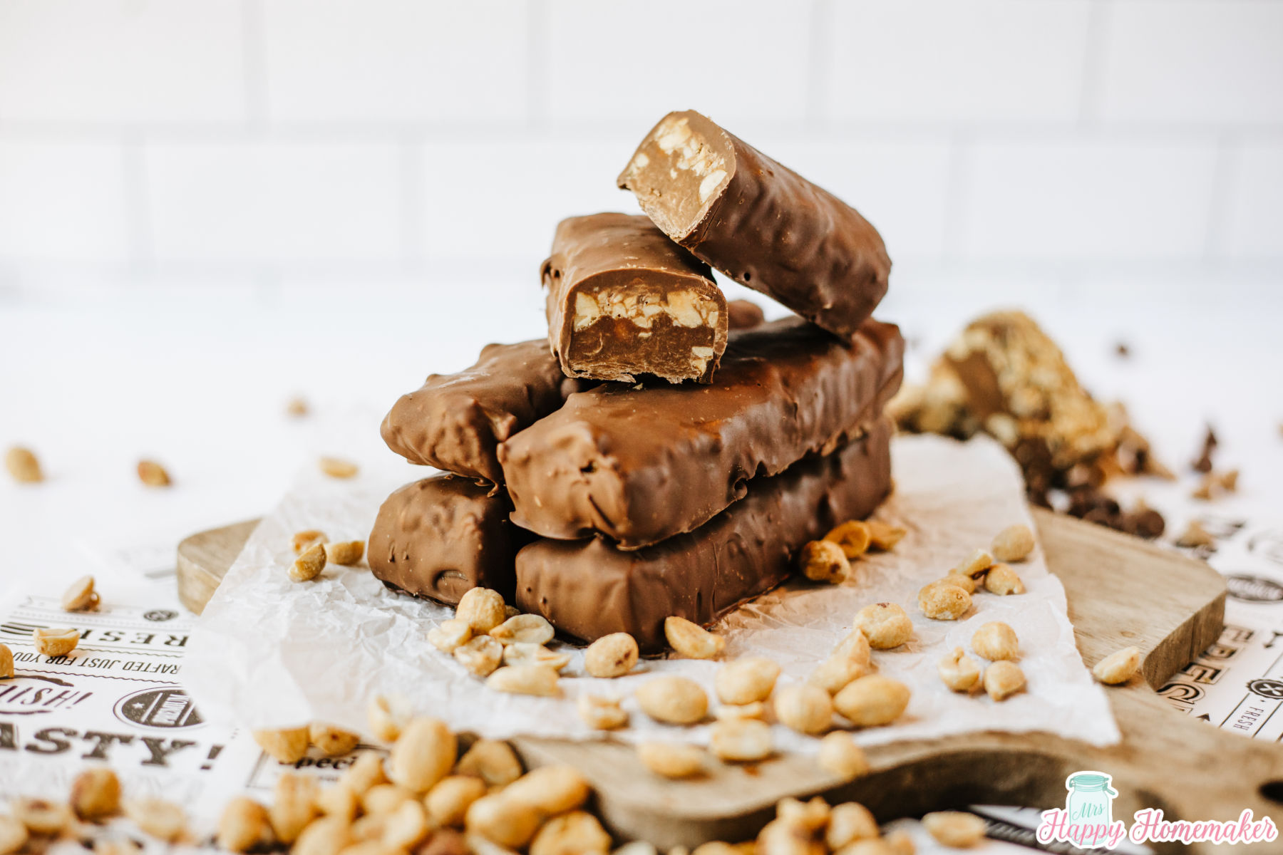 homemade baby ruth bars