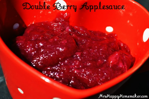 double berry applesauce