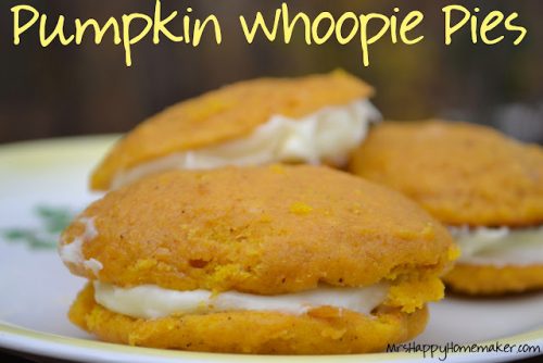 Pumpkin Whoopie pies