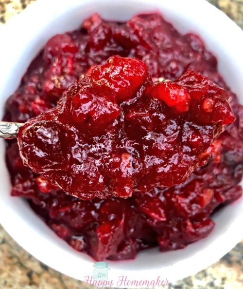 The Best homemade cranberry sauce