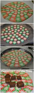 Edible Peppermint Candy Tray