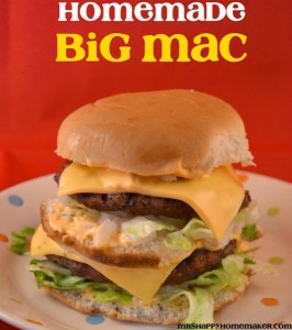Homemade McDonald's Big Mac