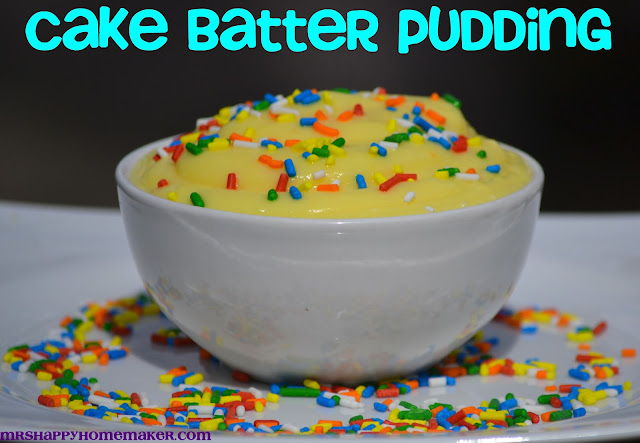 Cake Batter Pudding