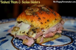Baked Ham & Swiss Sliders