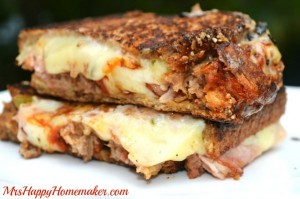 Leftover Meatloaf Grilled Cheese Sandwiches