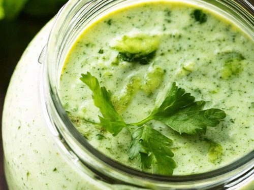 cilantro sour cream dressing cilantro sauce with sour cream and lime