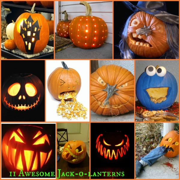 11 Awesome Jack-o-lanterns - Mrs Happy Homemaker