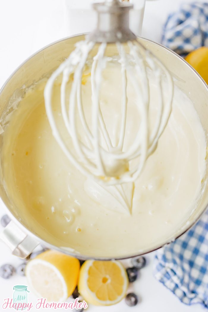 batter for Lemon Cheesecake