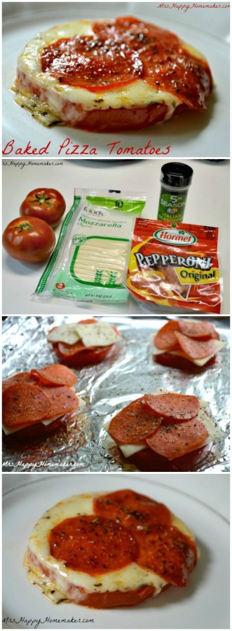 Baked Pizza Tomatoes