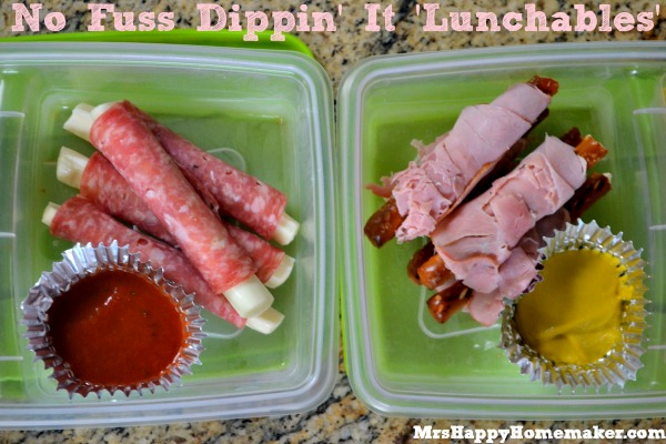 No Fuss Dippin' It Lunchables