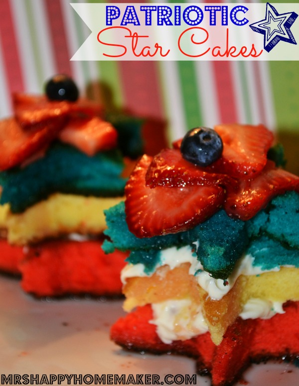 Patriotic Star Cakes
