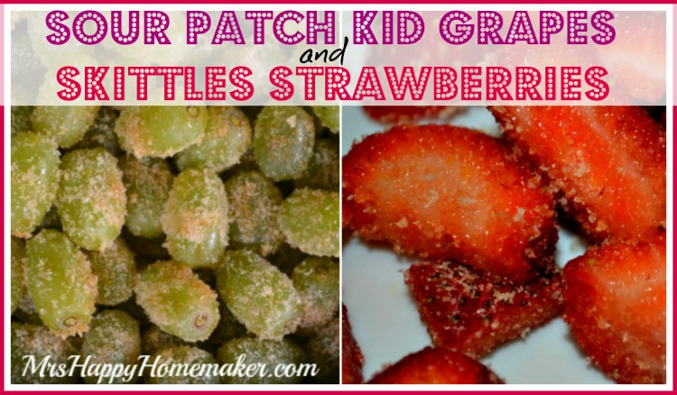 sour patch kid grapes and skittles strawberries 