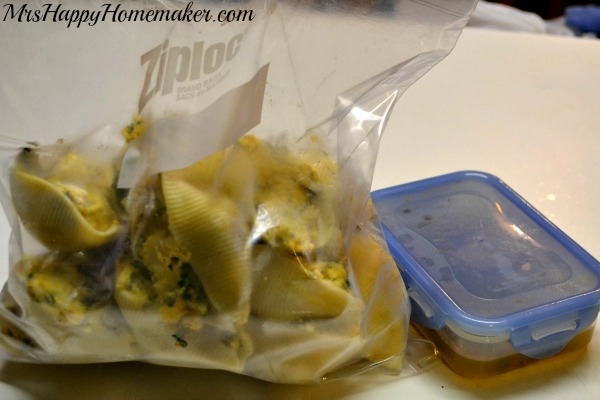 Butternut Squash & Spinach Stuffed Shells with Lemon Sage Butter Sauce