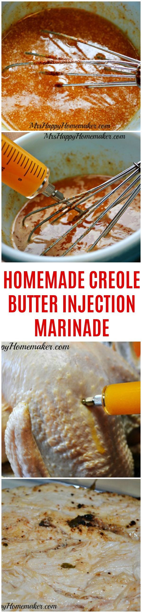 Homemade Creole Butter Injection Marinade 