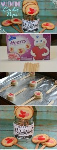 Super Easy Valentine's Day Cookie Pops | MrsHappyHomemaker.com @mrshappyhomemaker