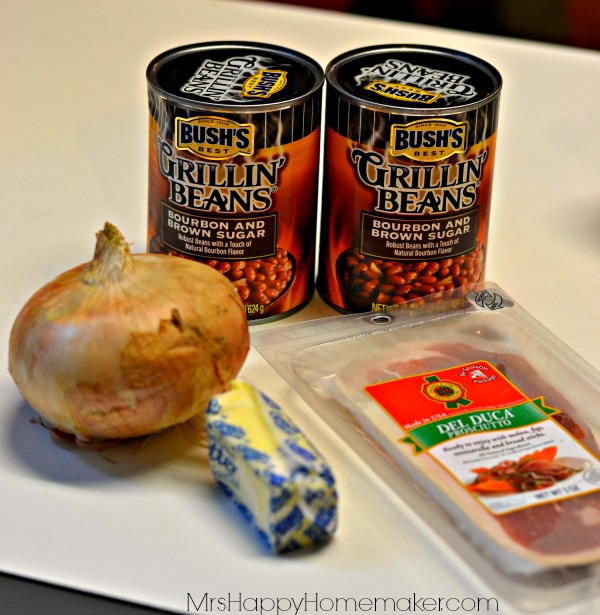 Quick Prosciutto Baked Beans