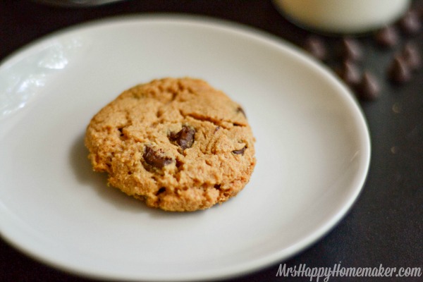 Gluten Free Peanut Butter Chocolate Chip Cookies-3-2