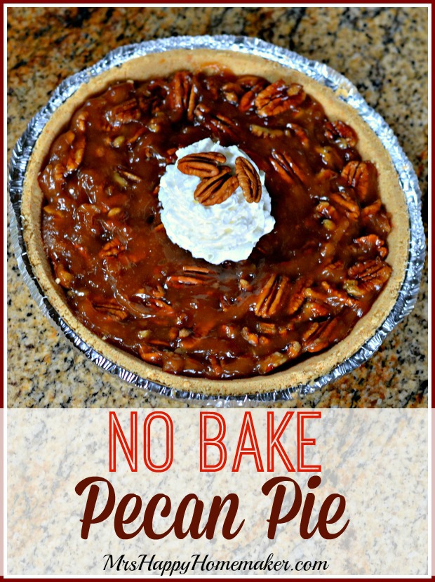 No Bake Pecan Pie