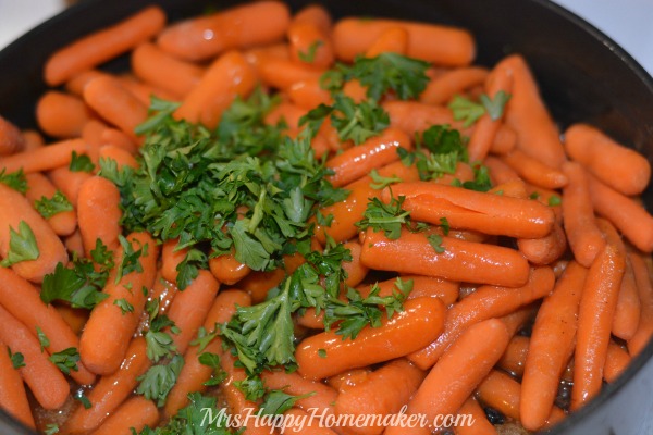 Easy Brandy Glazed Carrots