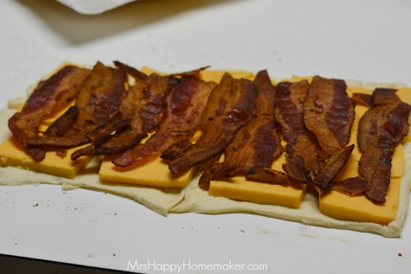 Grilled Cheese Bacon Squares
