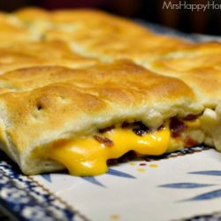 Grilled Cheese Bacon Crescent Squares