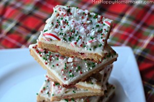 Candy Cane Cookie Bars