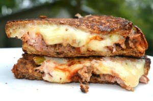 Leftover Meatloaf Grilled Cheese Sandwich