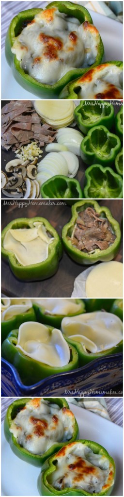 Philly Cheesesteak Stuffed Bell Peppers