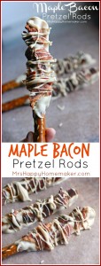 Maple Bacon Pretzel Rods