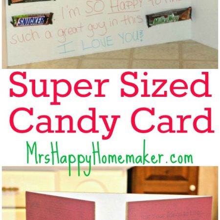 Super Sized Candy Card for your Sweetie