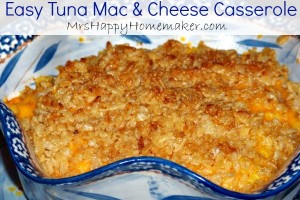 Easy Tuna Mac and Cheese Casserole