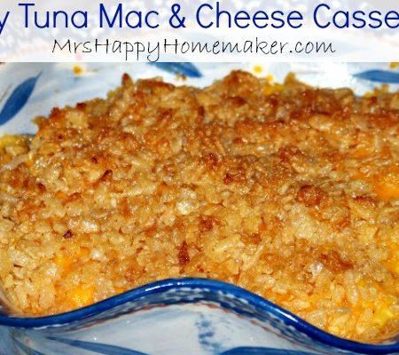 Easy Tuna Mac and Cheese Casserole