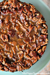 Maple Bacon Praline Cheesecake - This recipe won the grand prize in the 2015 Crown Maple Syrup Recipe contest!