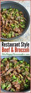 Restaurant Style Beef & Broccoli