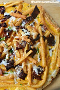 Bacon Ranch French Fry Pizza