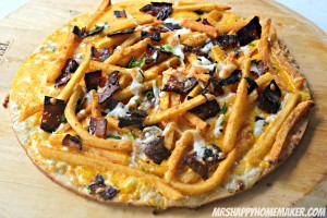 Bacon Ranch French Fry Pizza